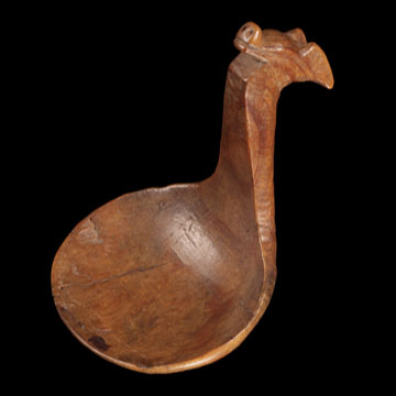 Eastern Great Lakes Woodlands Pig Effigy Ladle